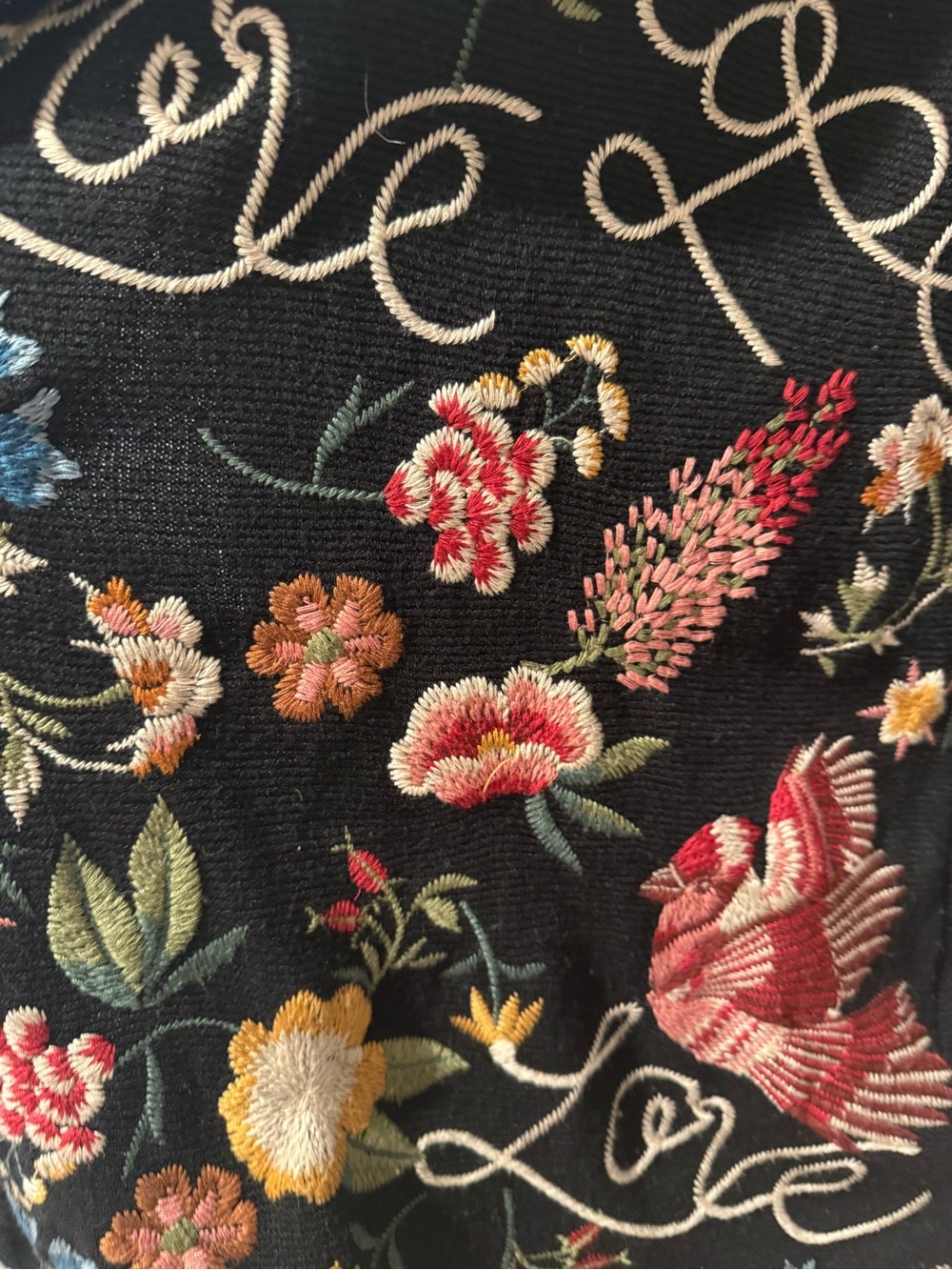 Johnny Was Rana Hooded Black Embroidered Cardigan XL - Picture 6 of 13
